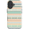 Summer Pattern iPhone 16 Plus Impact Case